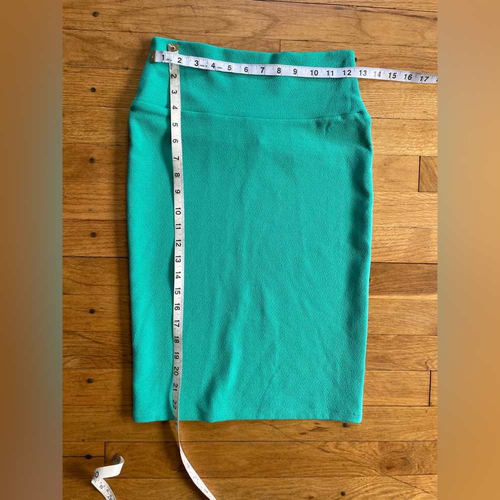 LuLaRoe Teal Pencil Skirt